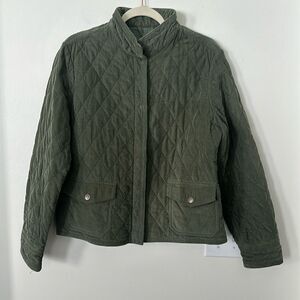 Eddie Bauer Corduroy Quilted Women’s Jacket L